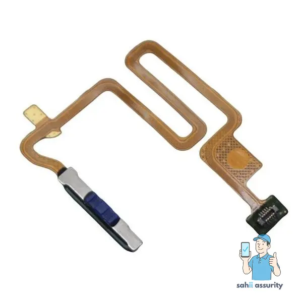 Fingerprint Sensor with Flex Cable for Realme Narzo 30 Black thumbnail